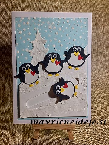 Stampin Up! Pinguin card