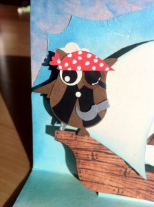 Stampin up! Owl-pirate card