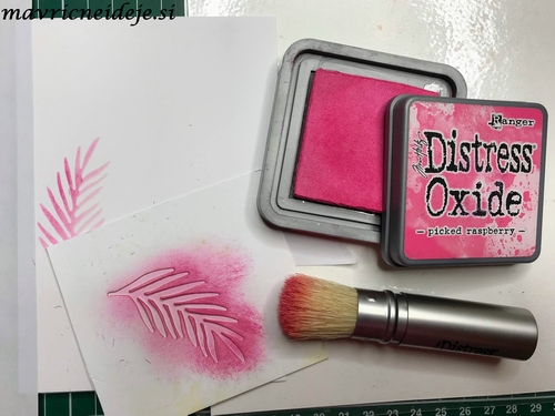 Disress oxide picked raspberry