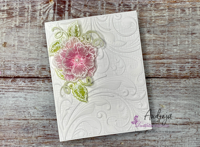This image has an empty alt attribute; its file name is Heartfelt-Classic-Rose-Die-Stamp-set-vellum-card.jpg